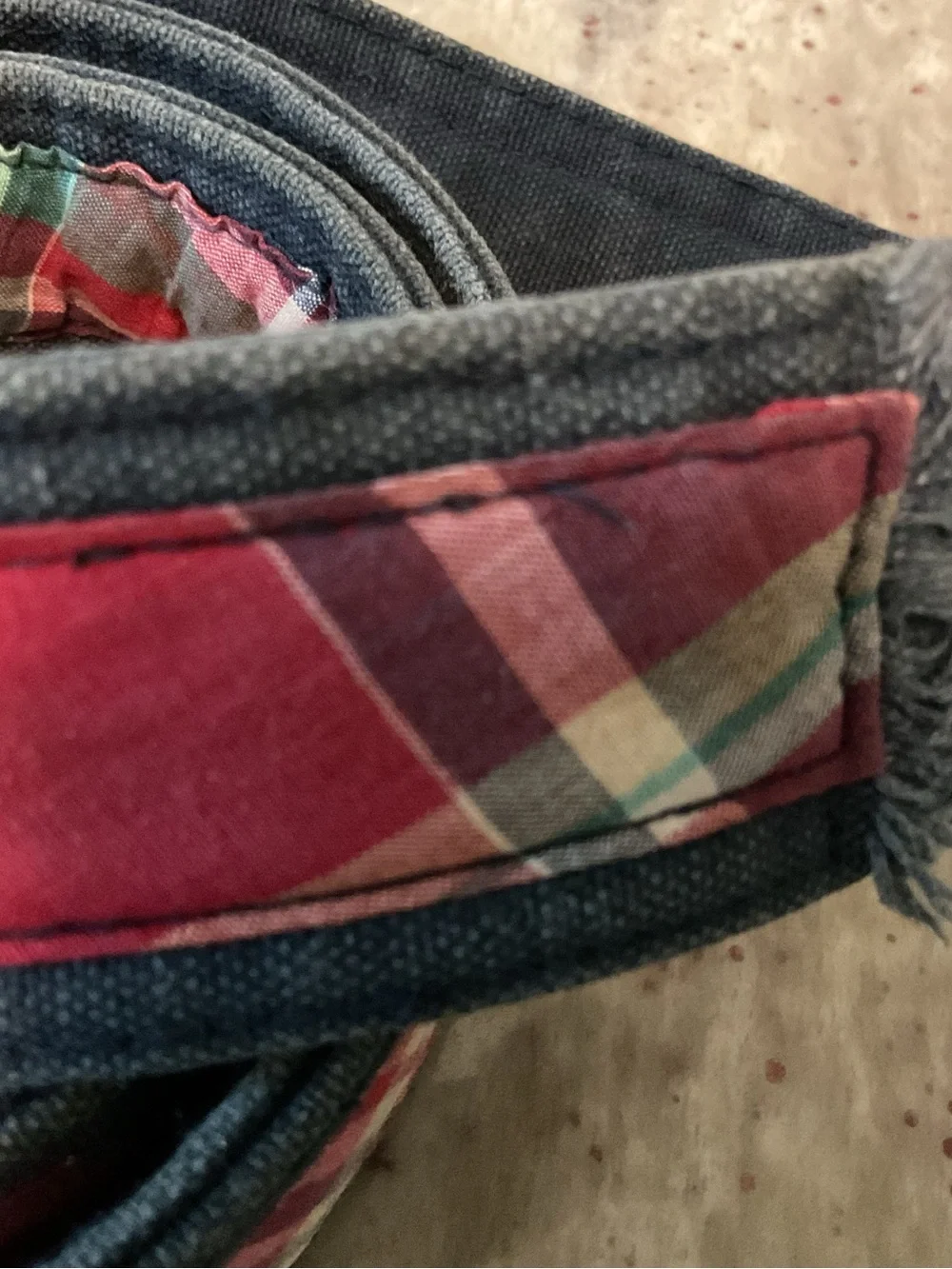 Vintage madras RL Polo belt